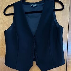 J.Crew Black Buttoned Vest